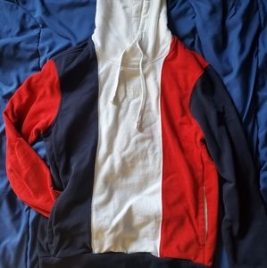 American Eagle Red, White, and Blue Hoodie